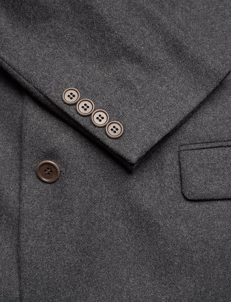 Filippa K - Oversized Brushed Wool Blazer - enkelknäppta kavajer - anthracite - 3