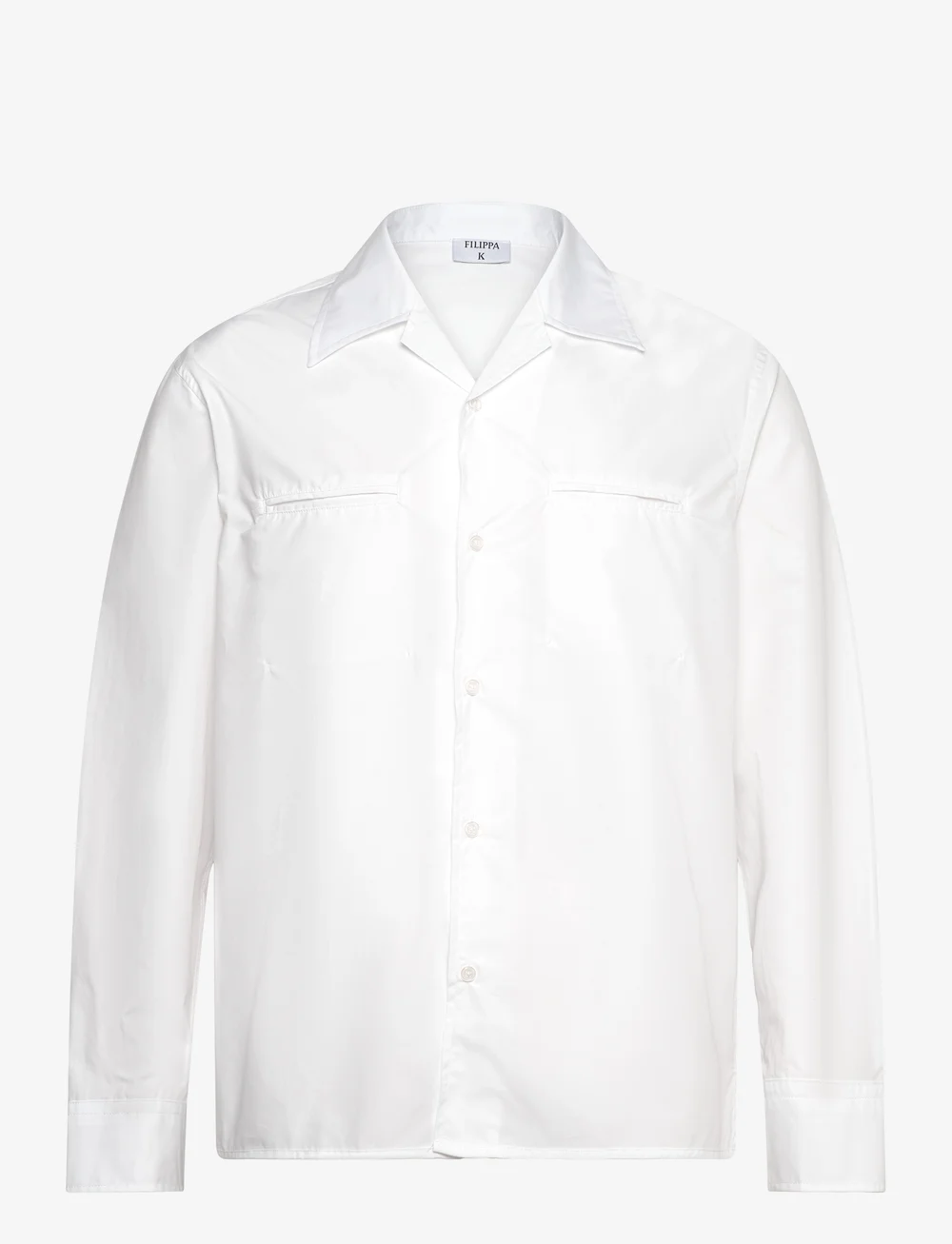 Filippa K - Relaxed Cotton Resort Shirt - ikdienas krekli - white - 0