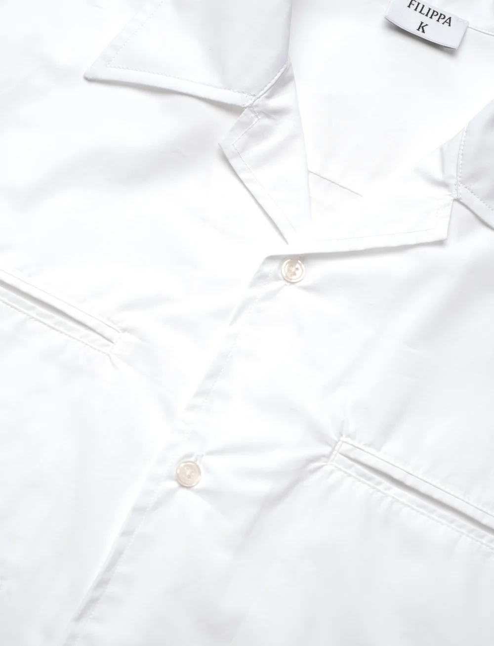 Filippa K - Relaxed Cotton Resort Shirt - ikdienas krekli - white - 2