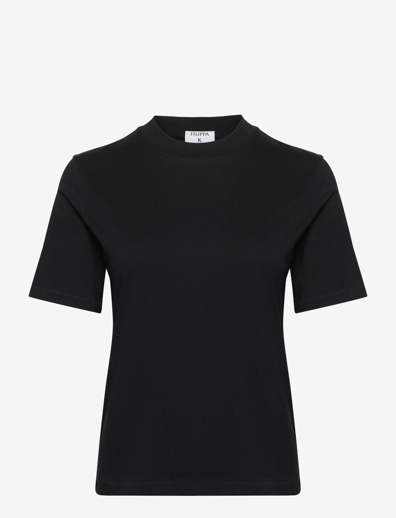 Filippa K - Mock Neck Tee - t-shirt & tops - black - 0