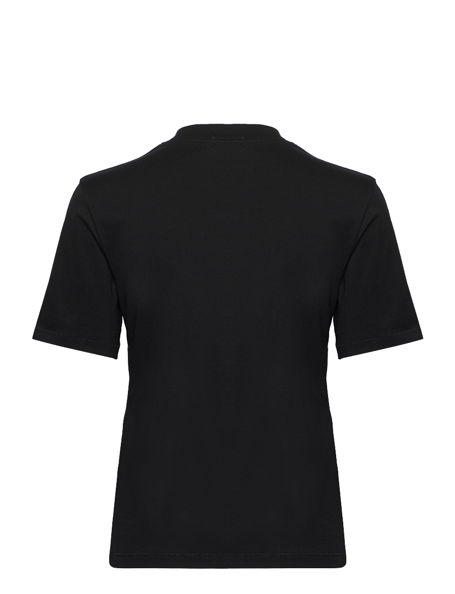 Filippa K - Mock Neck Tee - t-shirts & tops - black - 1