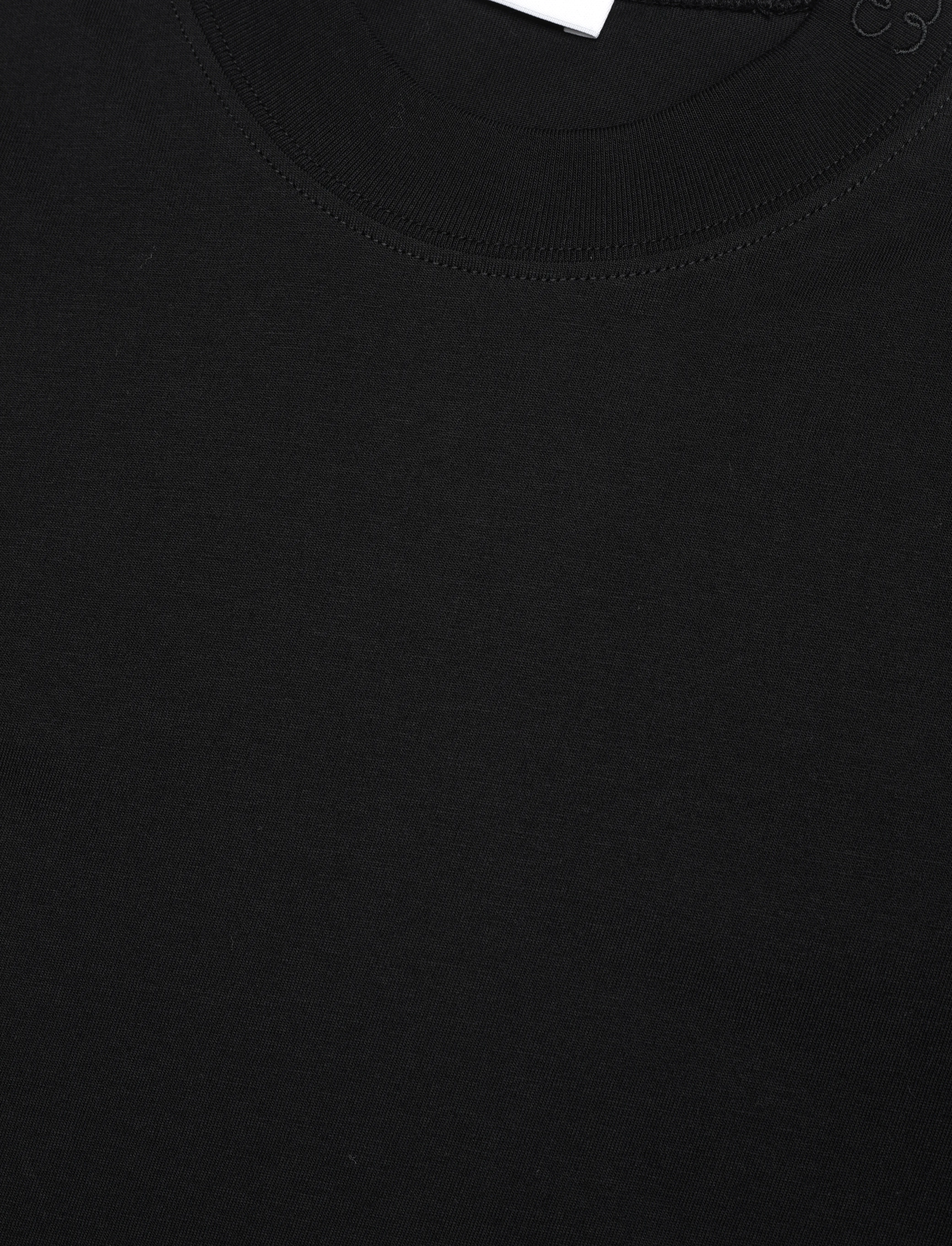 Filippa K - Mock Neck Tee - t-shirts & tops - black - 2