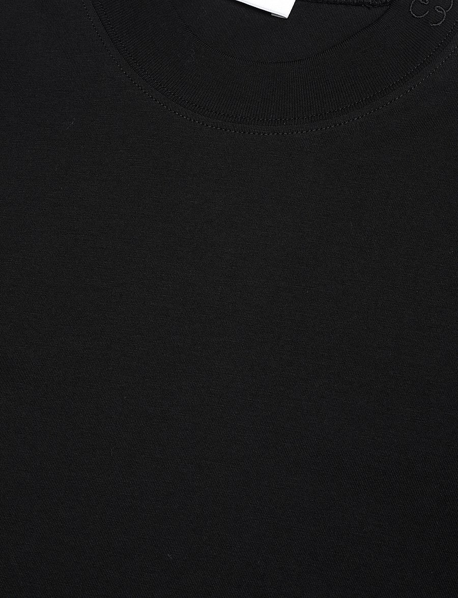 Filippa K - Mock Neck Tee - t-shirts & tops - black - 2