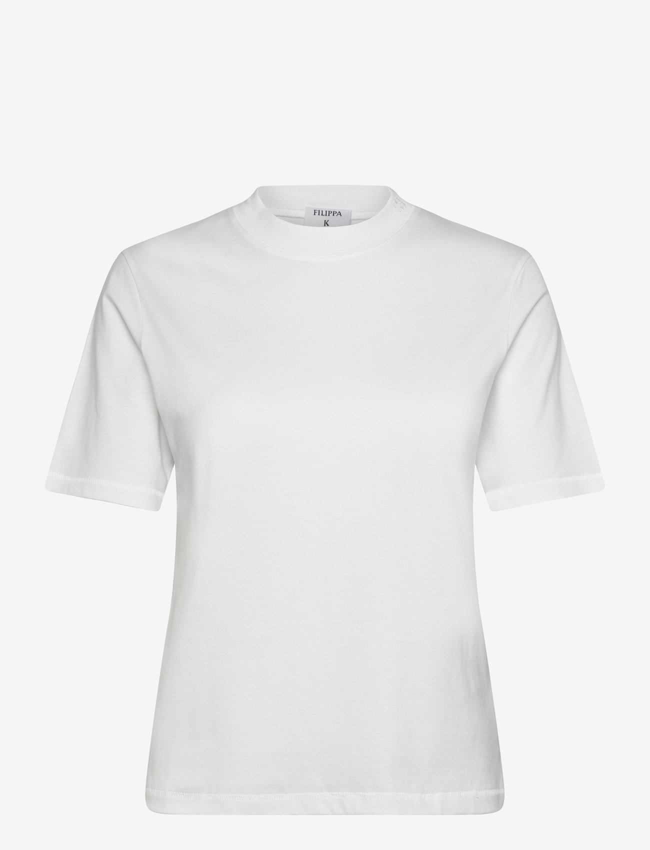 Filippa K - Mock Neck Tee - herbstliche kleidung - white - 0