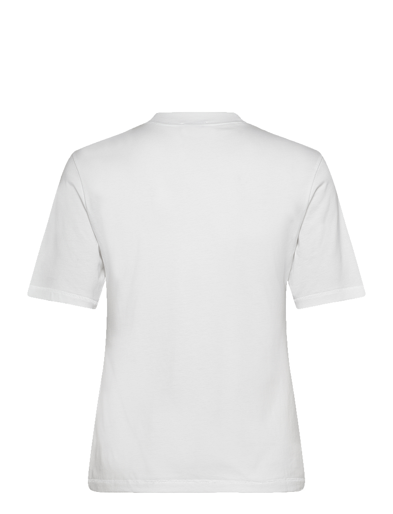 Filippa K - Mock Neck Tee - t-shirts - white - 1