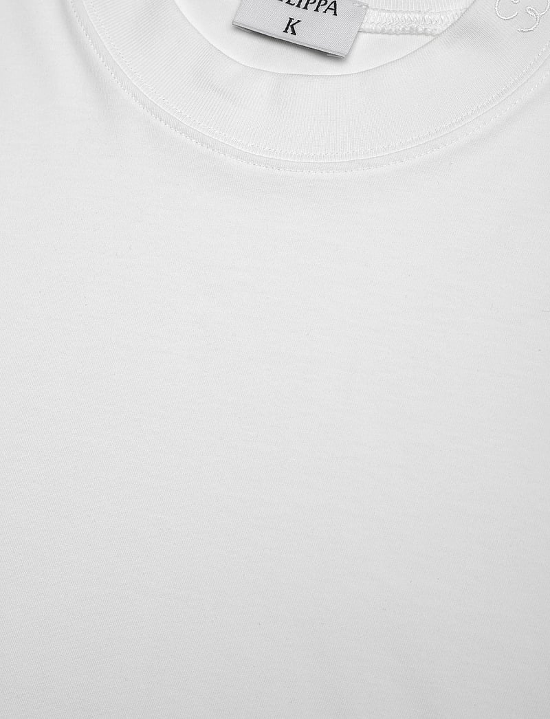 Filippa K - Mock Neck Tee - t-shirts - white - 2