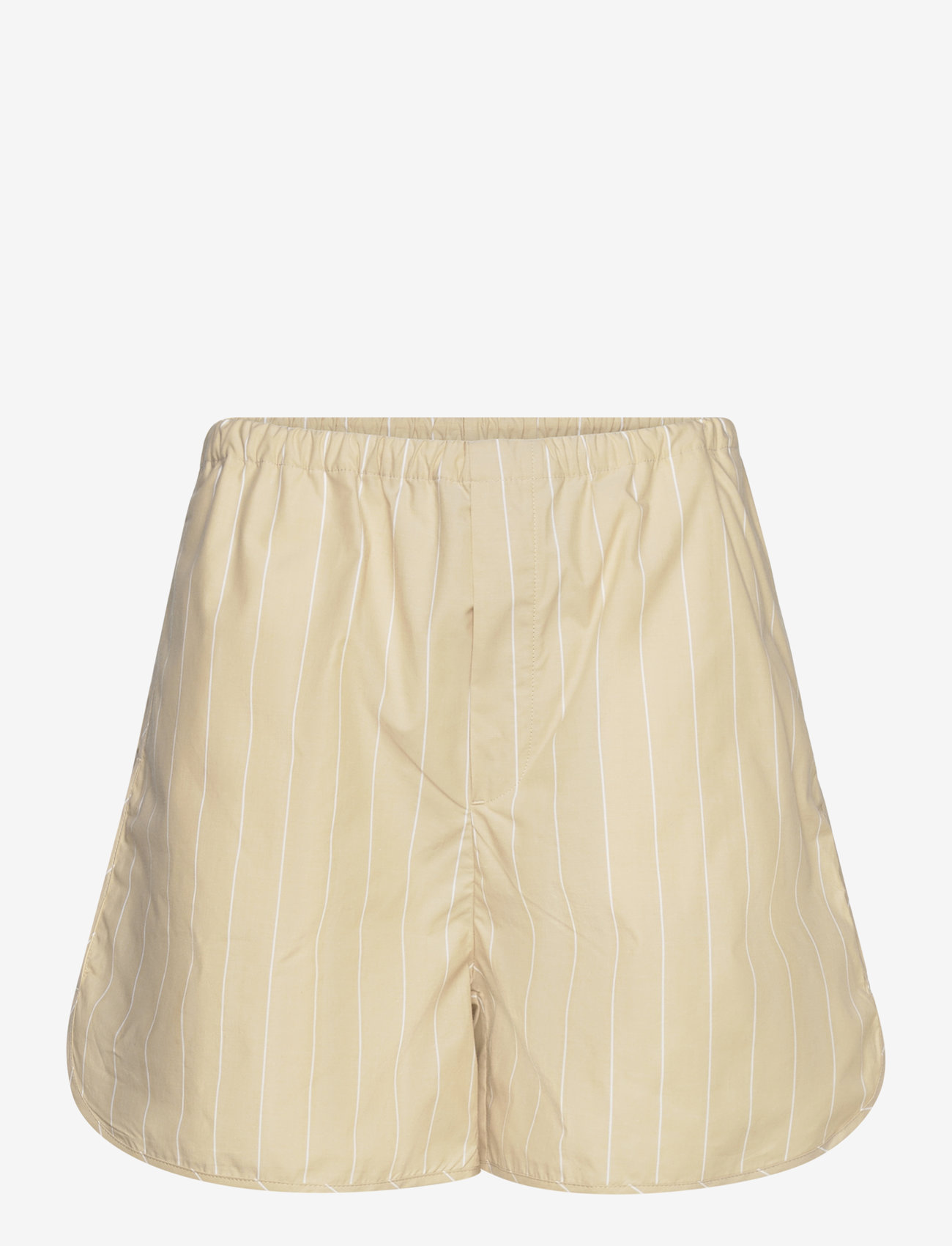 Filippa K - Striped Drawstring Shorts - rennot shortsit - dark yello - 0