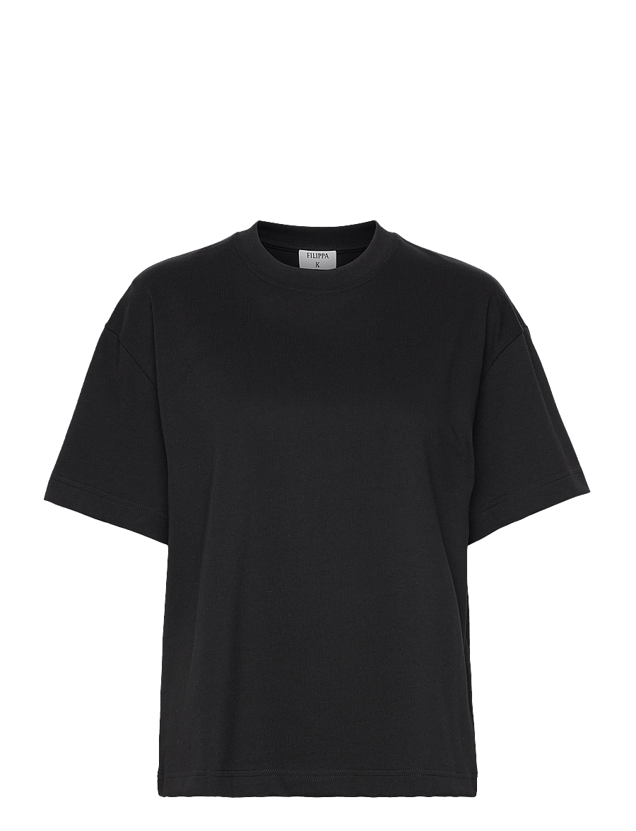 Filippa K - Oversized Tee - t-shirts & tops - black - 0