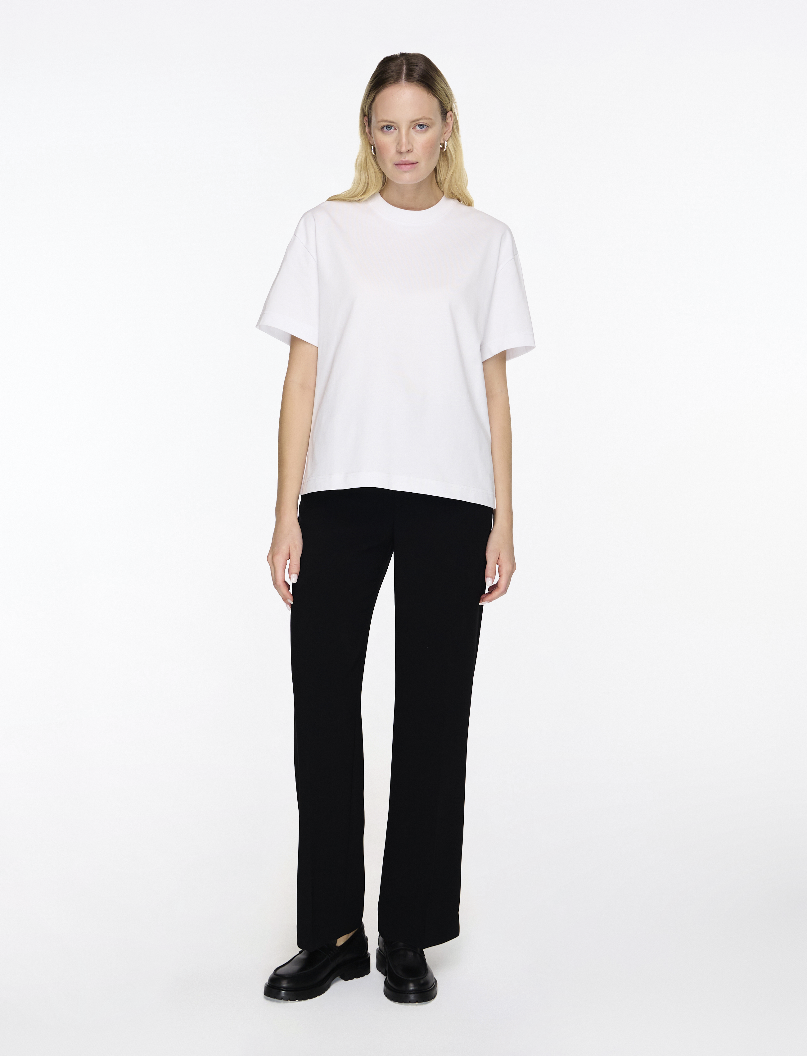 Filippa K - Oversized Tee - t-shirts - white - 2