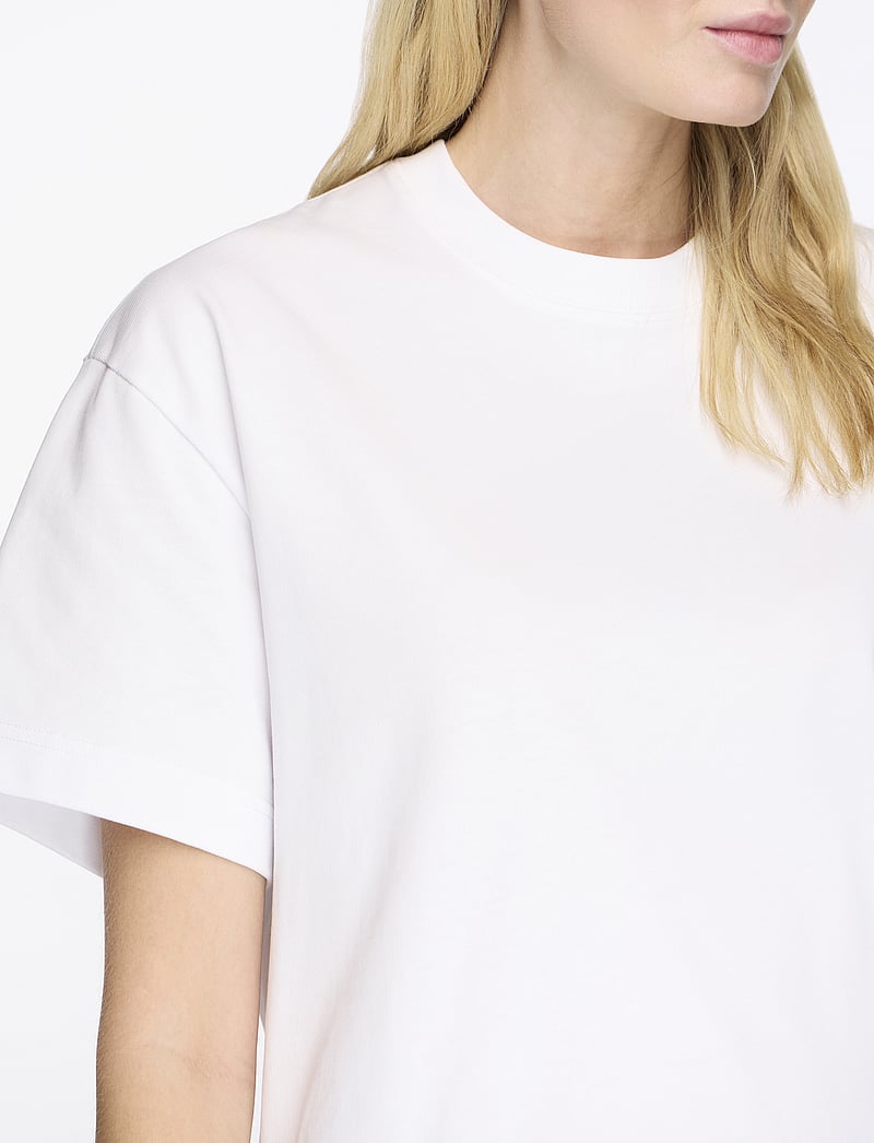 Filippa K - Oversized Tee - t-shirts - white - 5