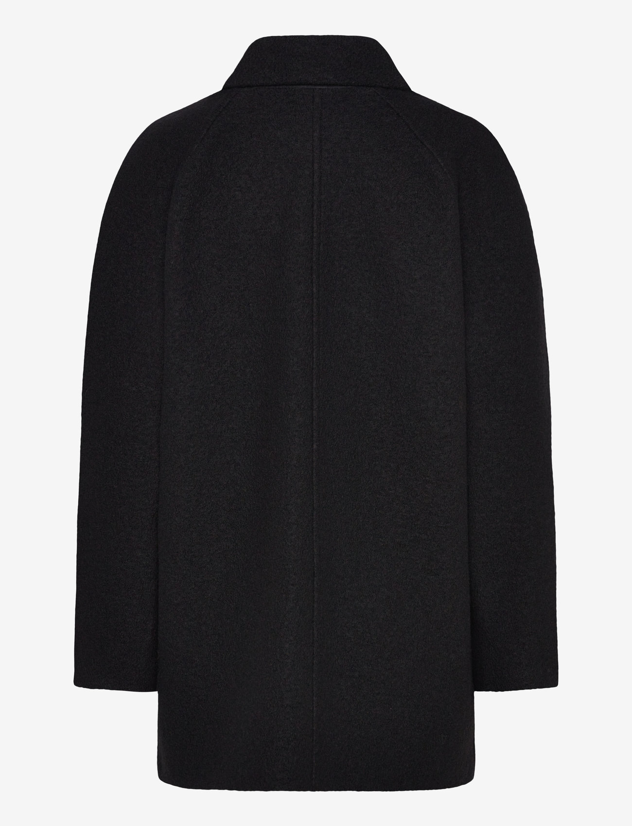 Filippa K - Double Breasted Boiled Wool Ja - black - 1