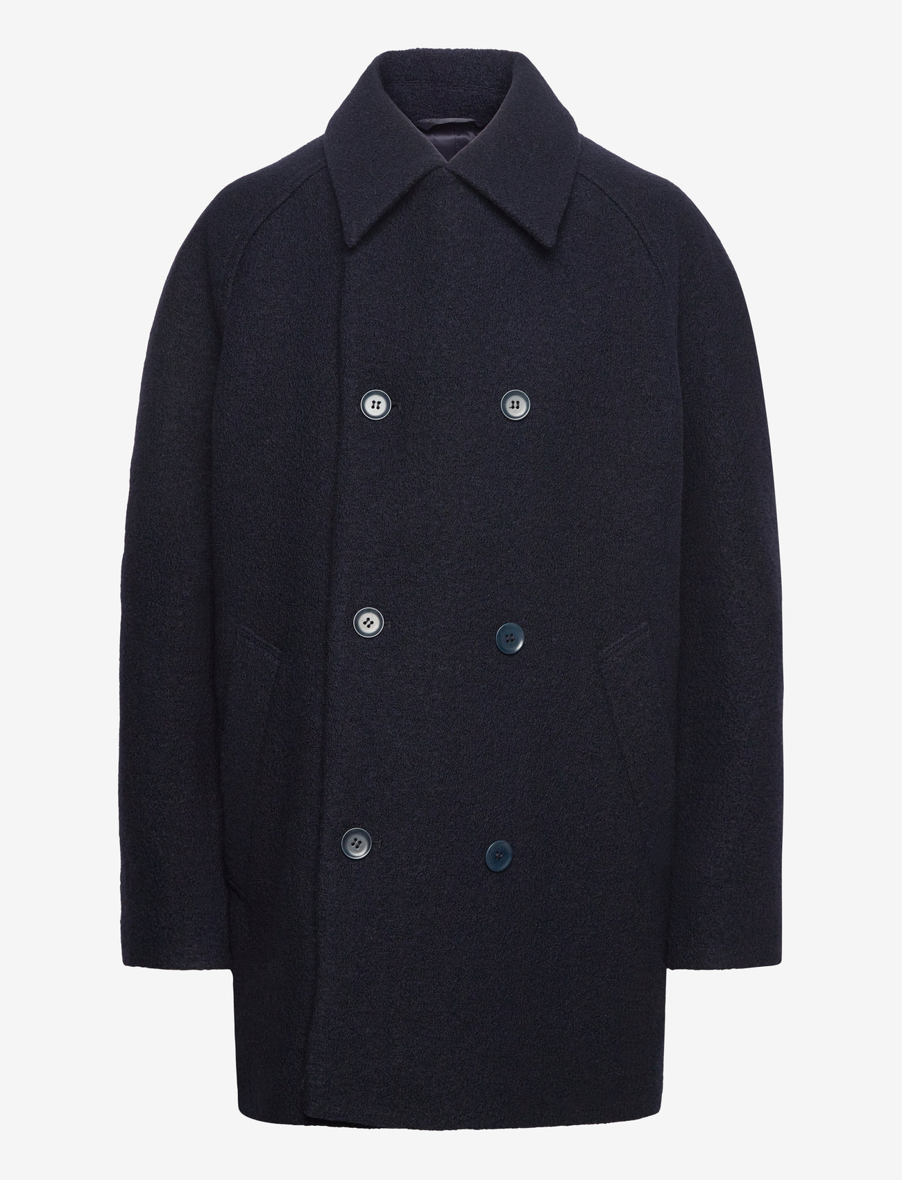 Filippa K - Double Breasted Boiled Wool Ja - navy - 0