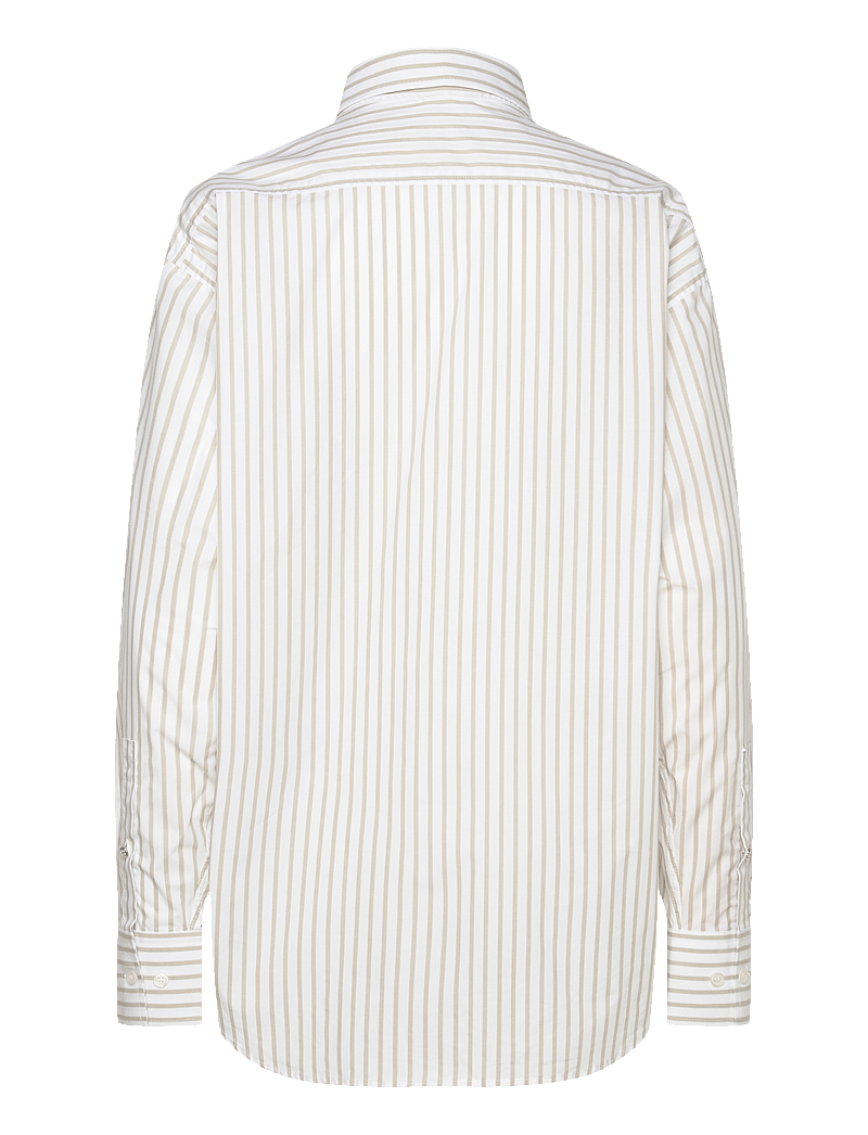 Filippa K - Classic Poplin Shirt - pikkade varrukatega särgid - faded moss - 1