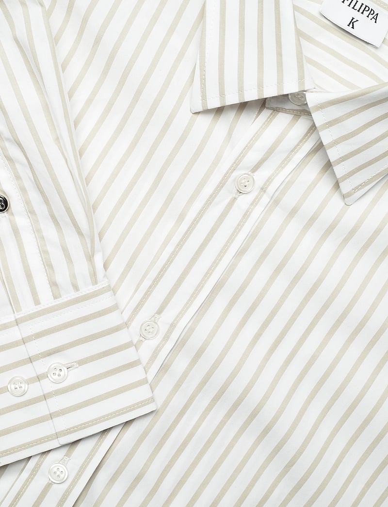 Filippa K - Classic Poplin Shirt - pikkade varrukatega särgid - faded moss - 2