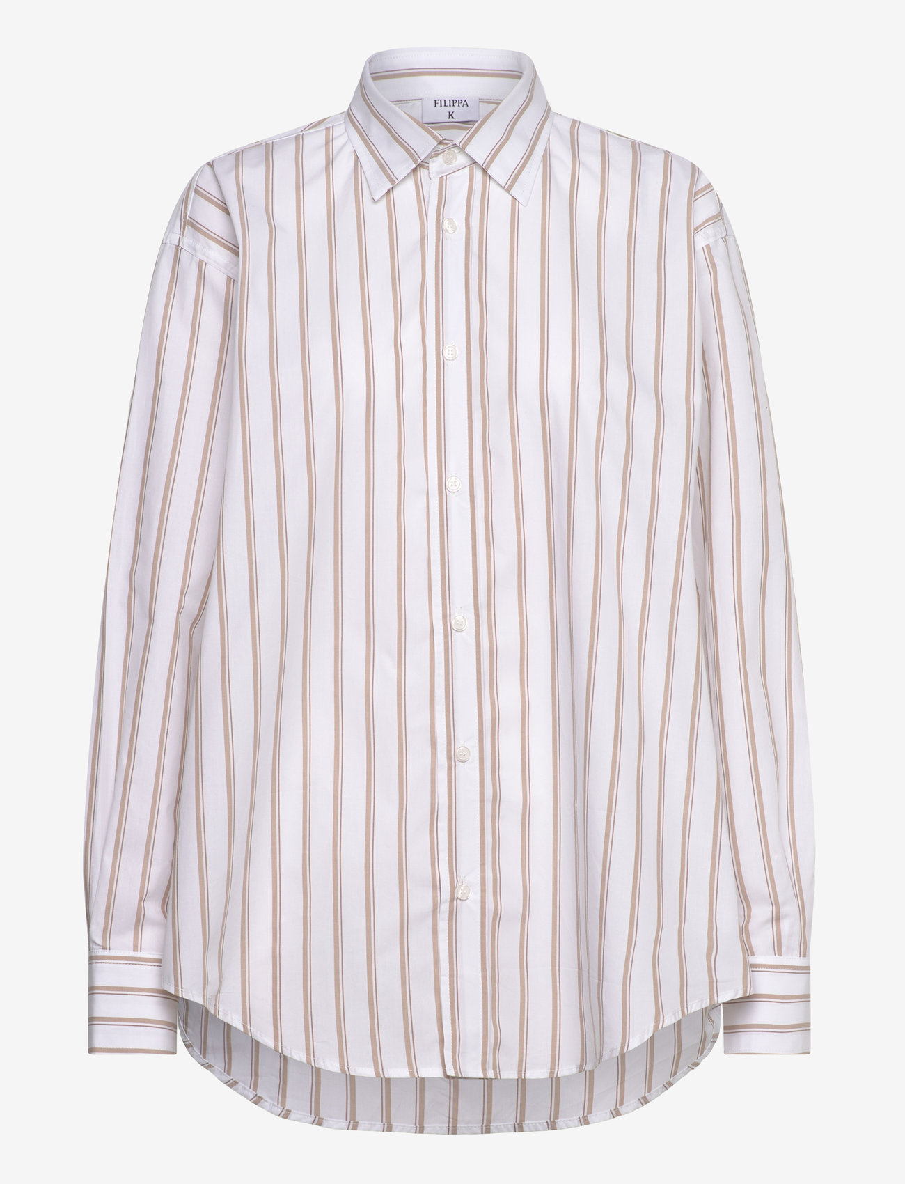 Filippa K - Classic Poplin Shirt - light brow - 0