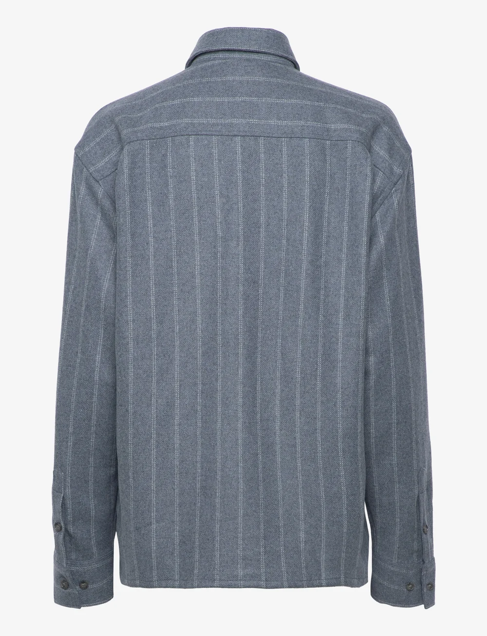 Filippa K - Brushed Wool Overshirt - fashion trends - grey blue - 1