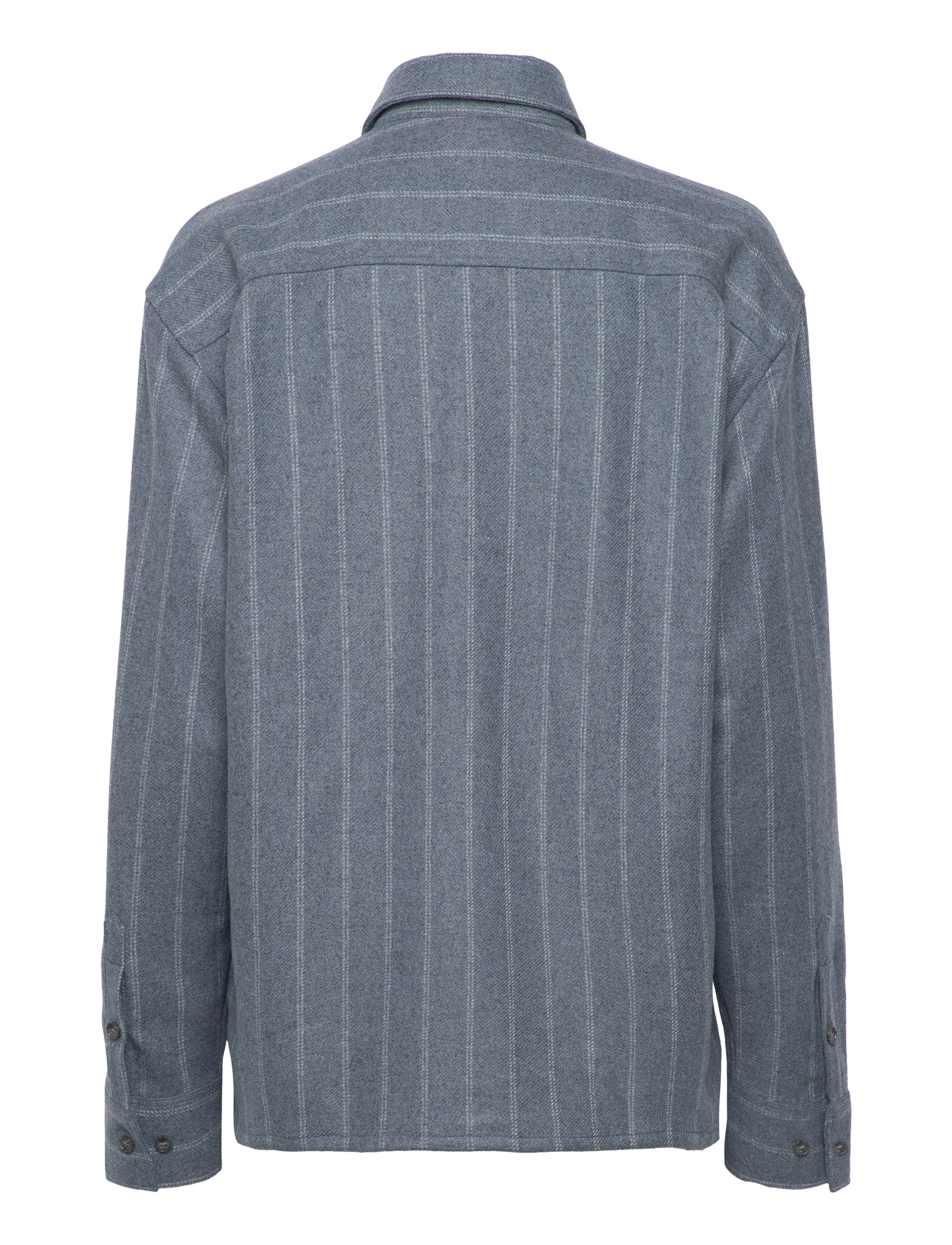 Filippa K - Brushed Wool Overshirt - kvinnor - grey blue - 1