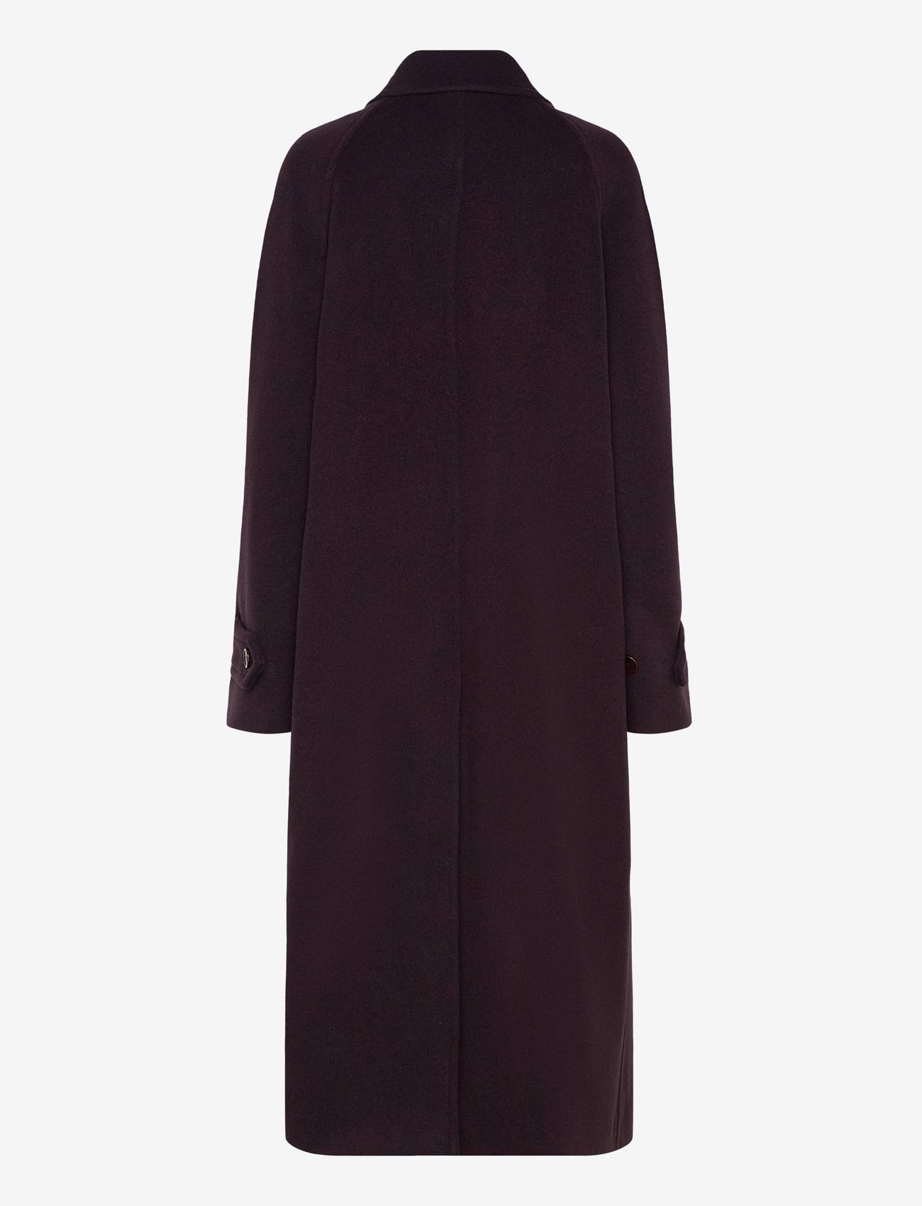Filippa K - Wool Carcoat - dark burgu - 1