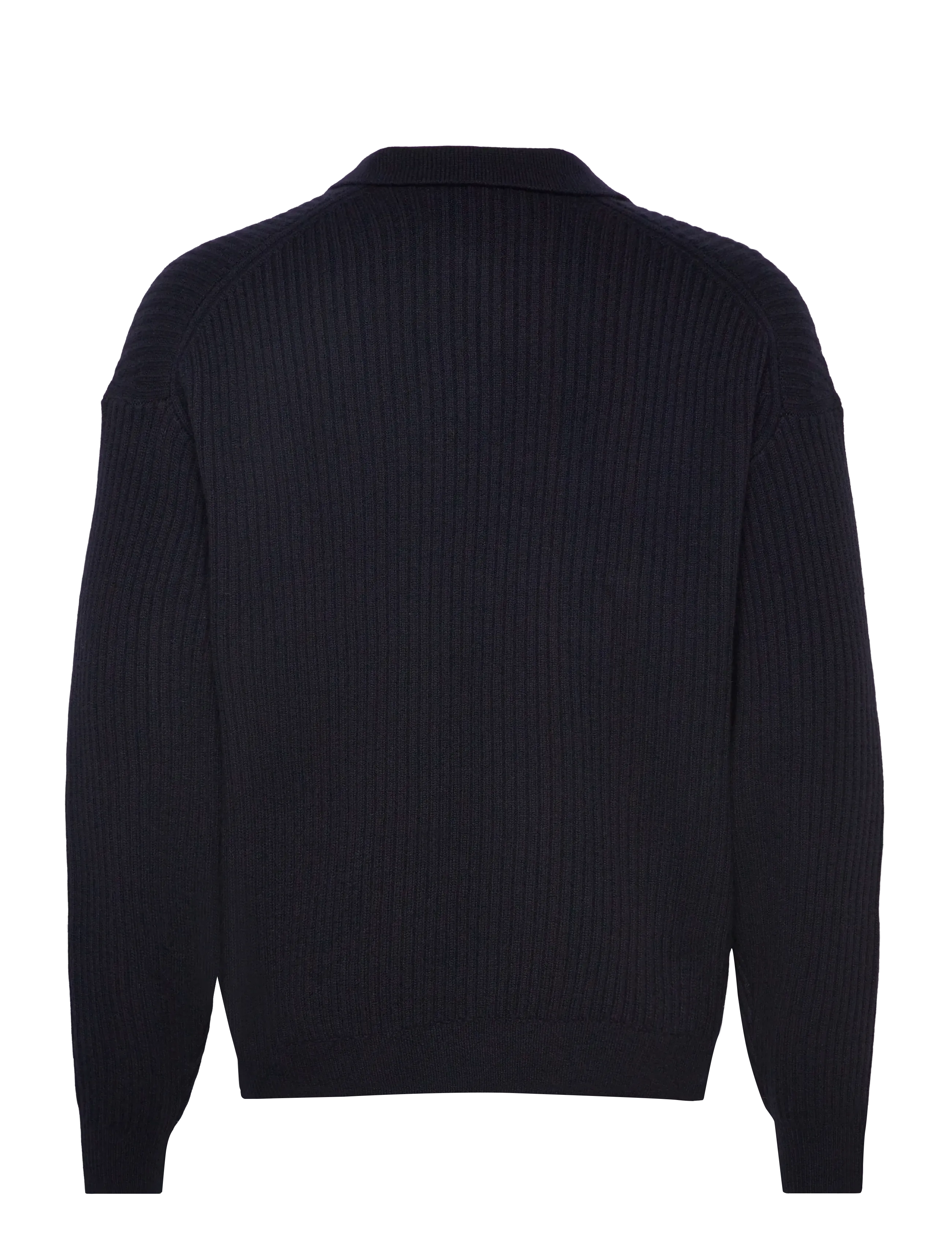 Filippa K - Ribbed Polo Shirt - navy - 1