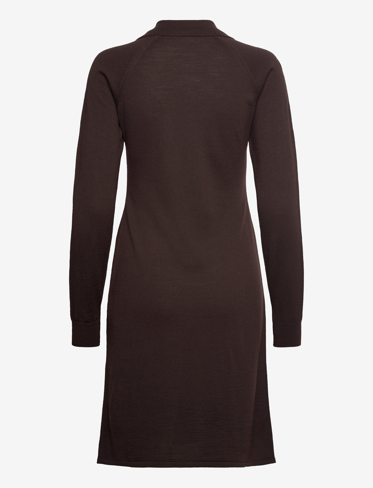 Filippa K - Polo Merino Dress - mocha - 1