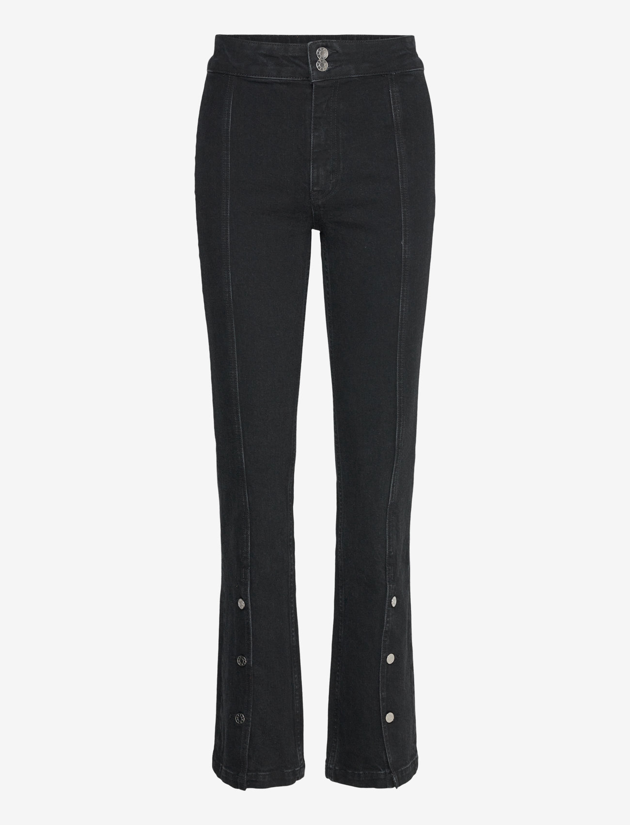 Filippa K - 90s Stretch Button Front Jeans - slim jeans - washed bla - 0