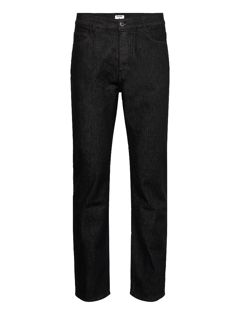 Filippa K - Tapered Cropped Jeans - tapered jeans - washed bla - 0