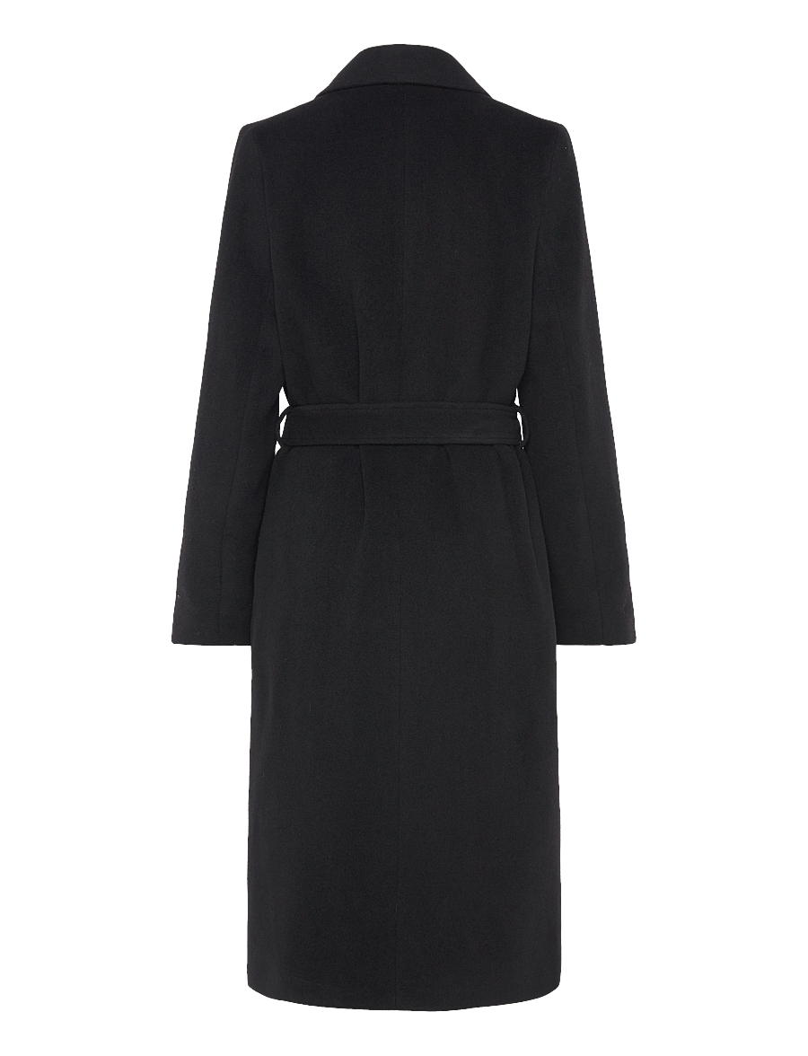 Filippa K - Charlotte Wool Belted Coat - black - 1