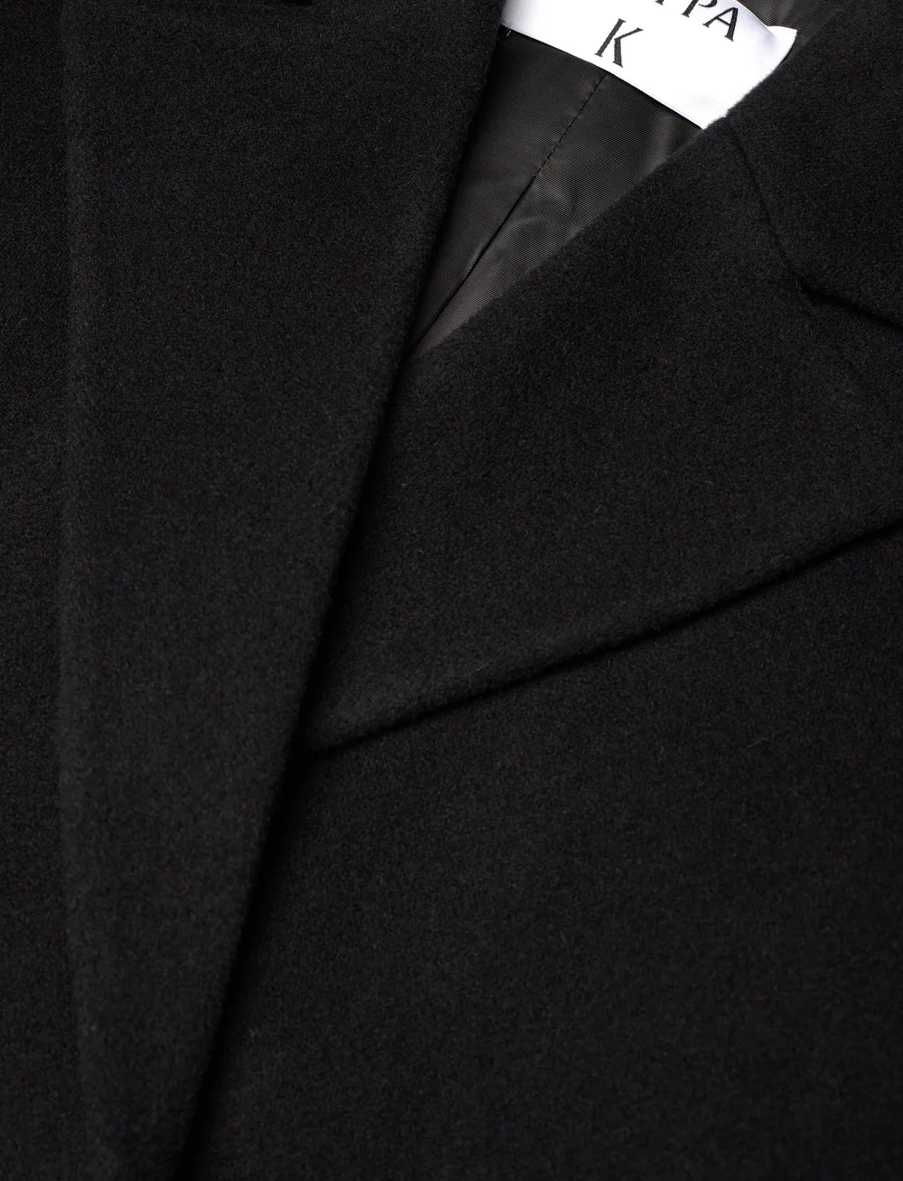 Filippa K - Soft Wool Belted Coat - uldfrakker - black - 2