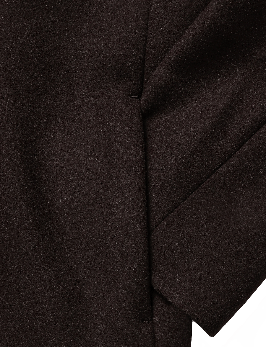 Filippa K - Charlotte Wool Belted Coat - vinterjakker - dark chocolate - 3