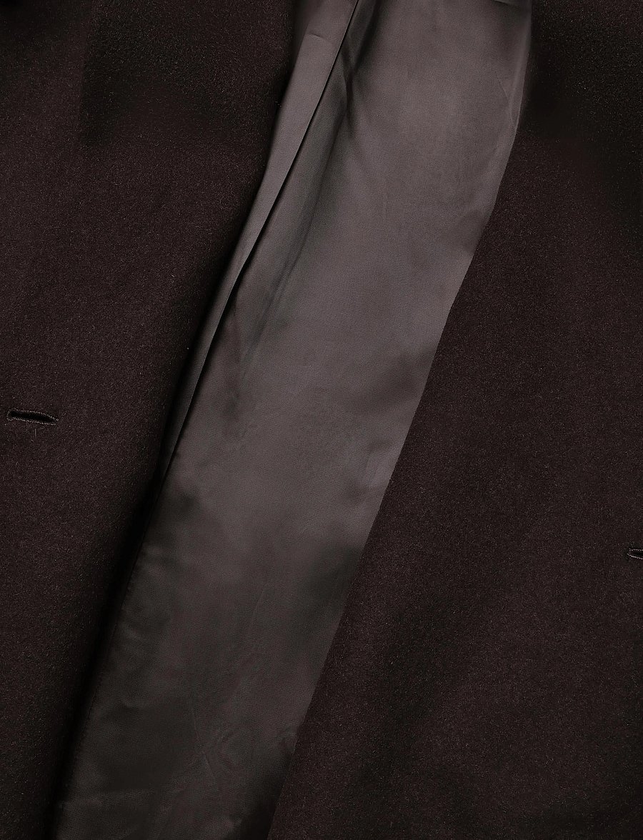 Filippa K - Charlotte Wool Belted Coat - vinterjakker - dark chocolate - 4