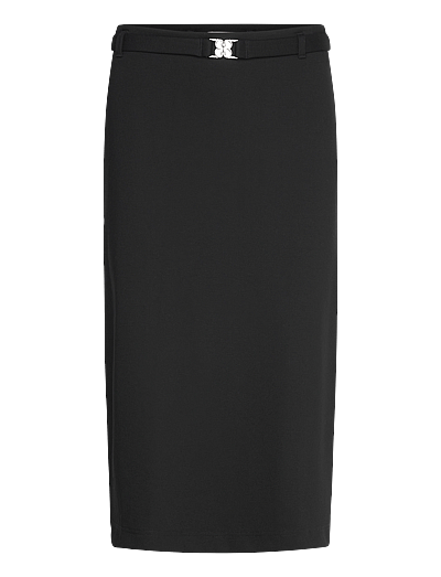 Filippa K Belted Jersey Skirt - Filippa K - BLACK / black