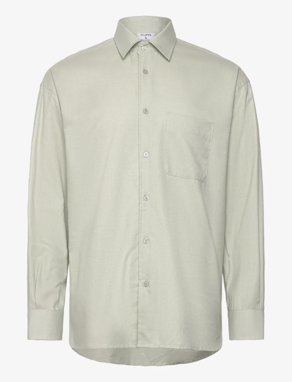 Filippa K - Relaxed Cotton Shirt - vabaajasärgid - faded moss - 0