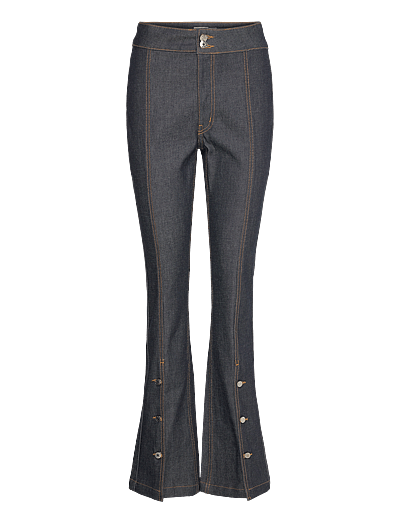 Filippa K 90s Stretch Button Front Jeans - Filippa K - RAW BLUE / navy
