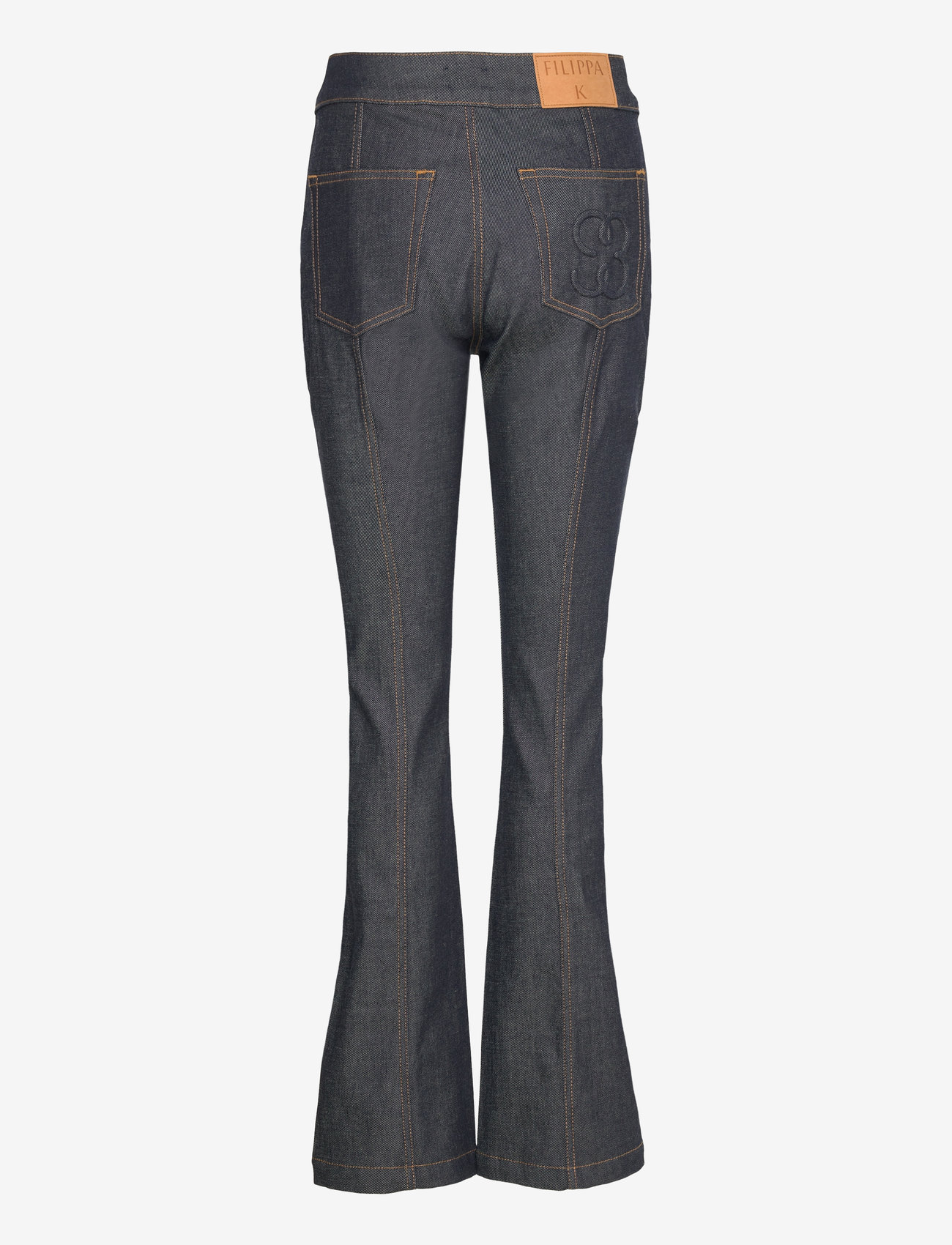 Filippa K - 90s Stretch Button Front Jeans - flared jeans - raw blue - 1