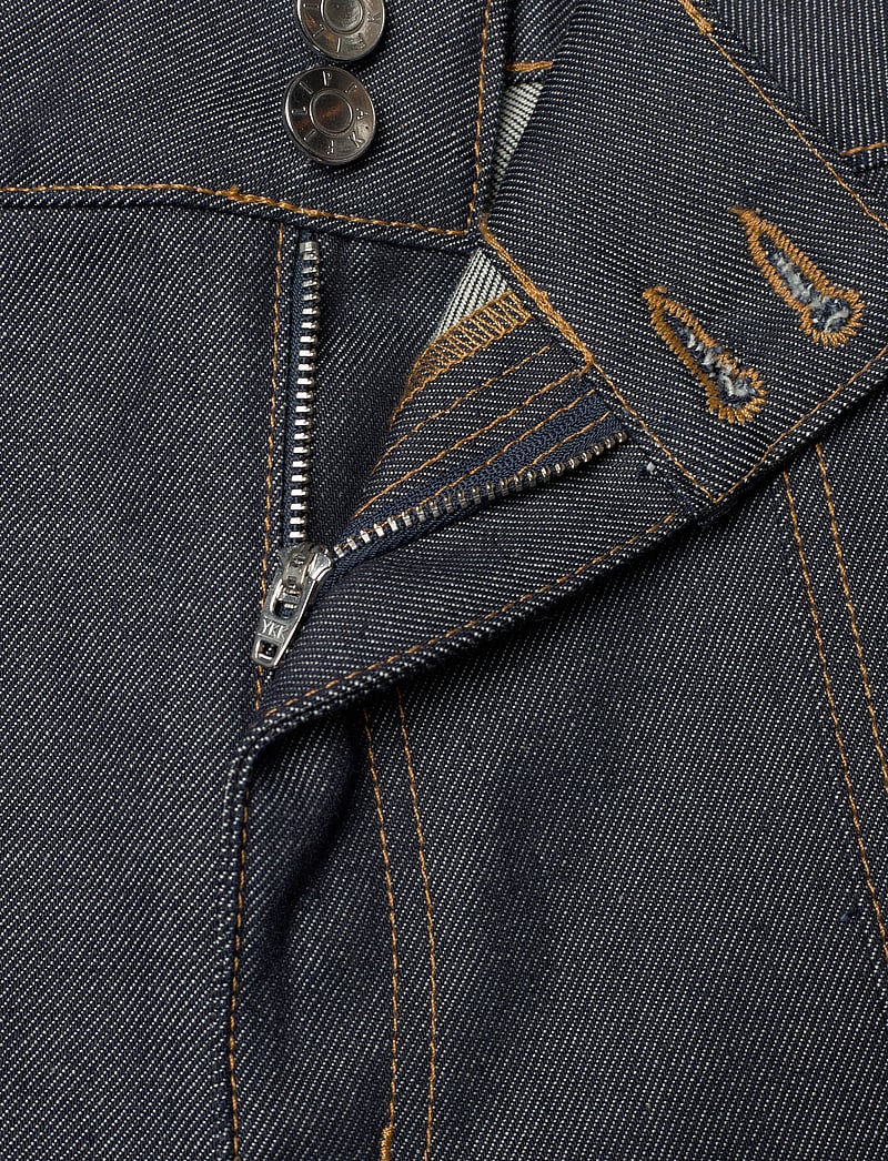 Filippa K - 90s Stretch Button Front Jeans - flared jeans - raw blue - 2