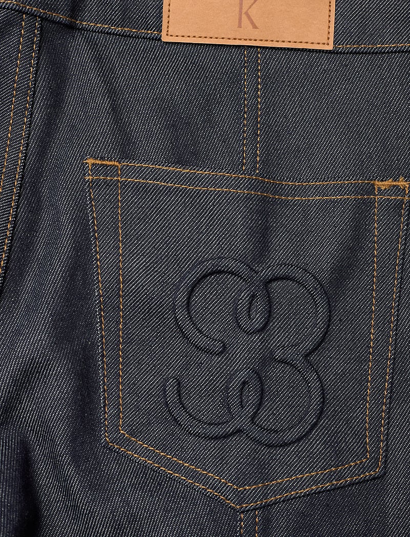 Filippa K - 90s Stretch Button Front Jeans - flared jeans - raw blue - 3