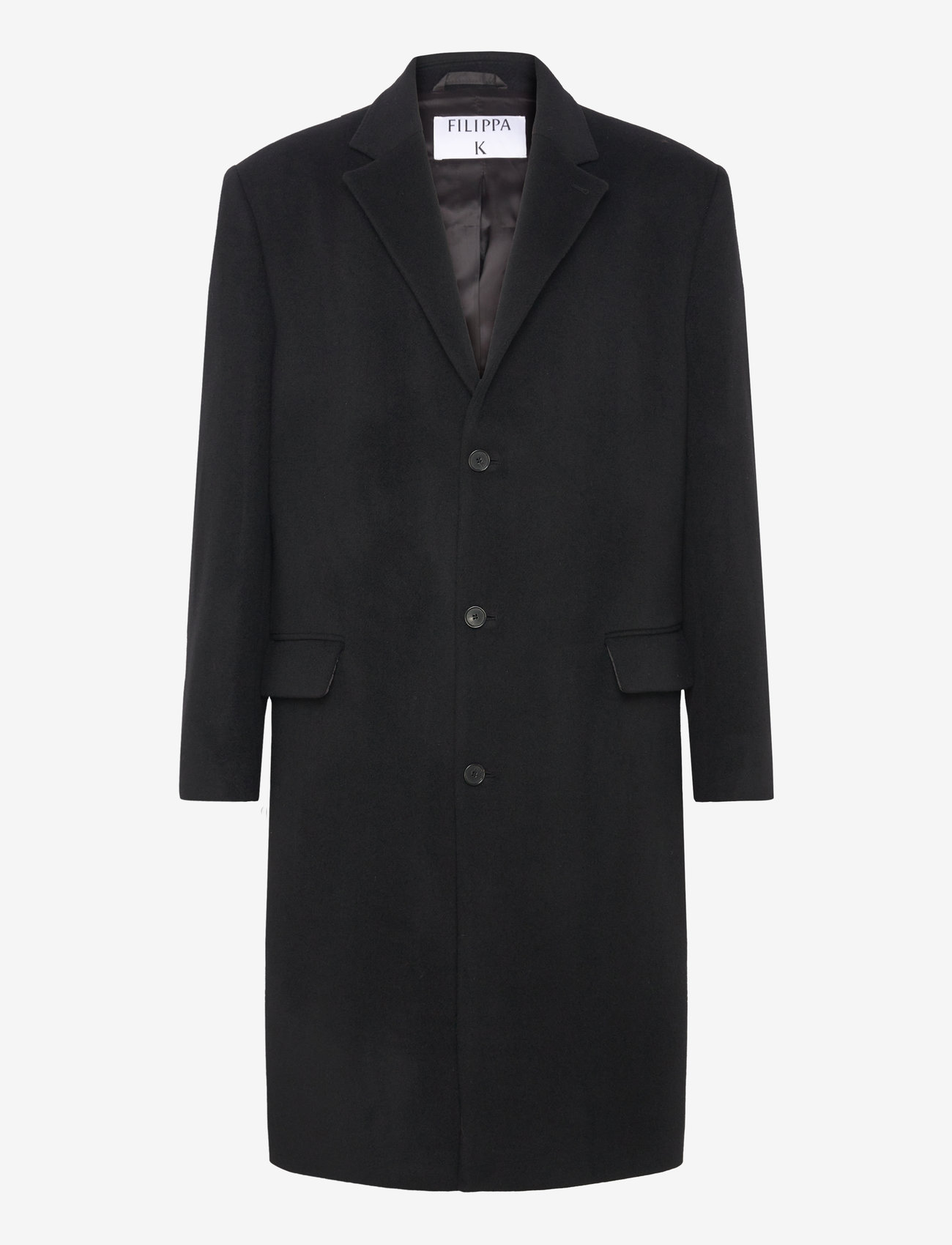 Filippa K - Relaxed Wool Coat - black - 0