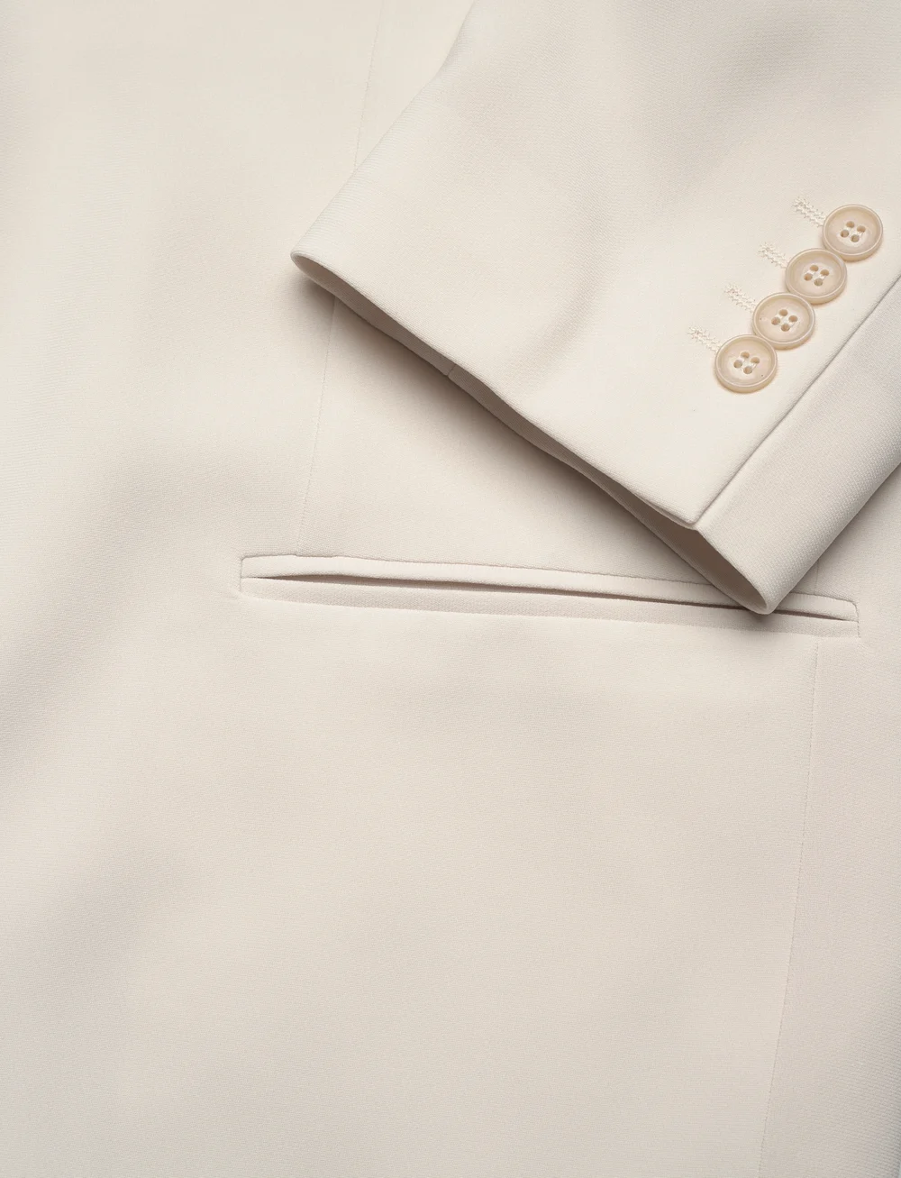 Filippa K - Hailey Blazer - enkeltspente blazere - ivory - 3