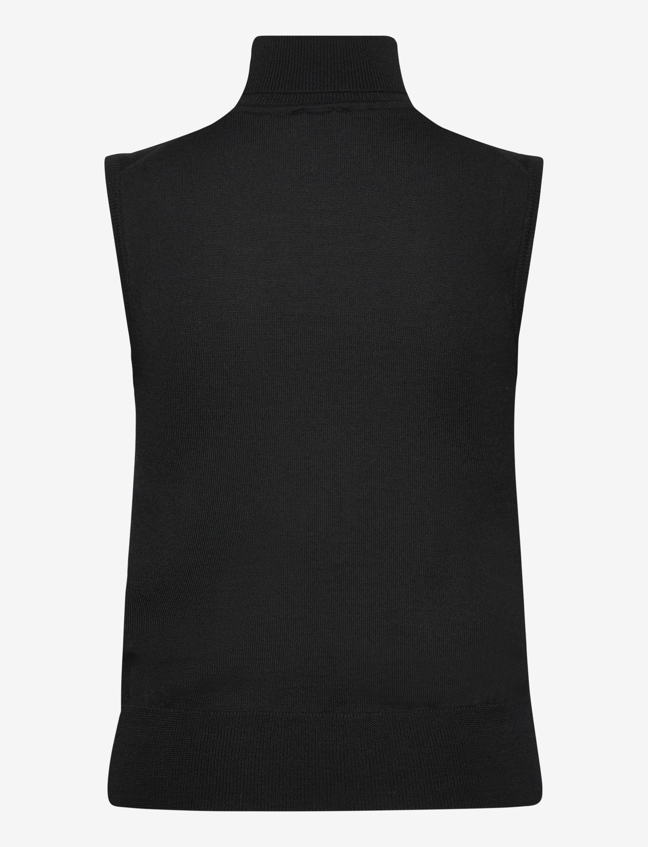 Filippa K - Turtleneck Vest - strikveste - black - 1