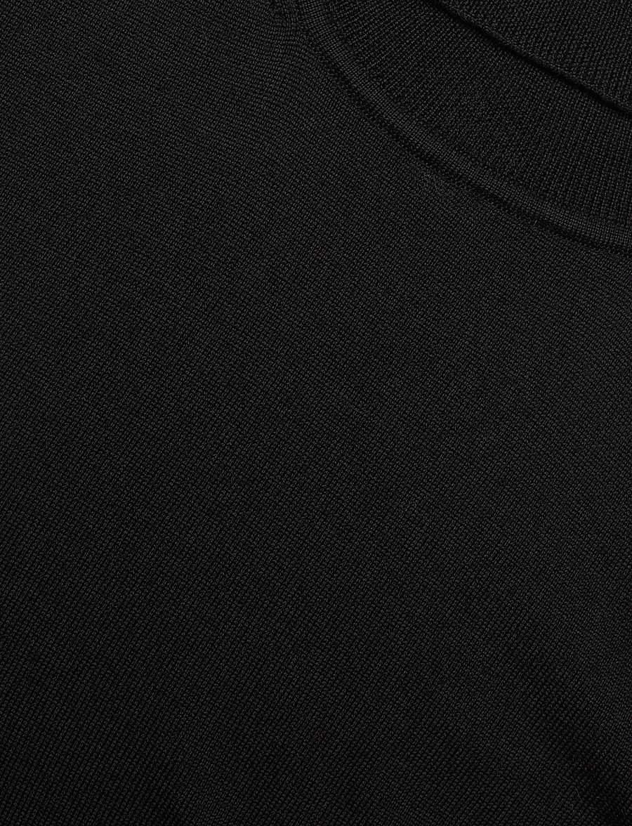 Filippa K - Turtleneck Vest - knitted vests - black - 2