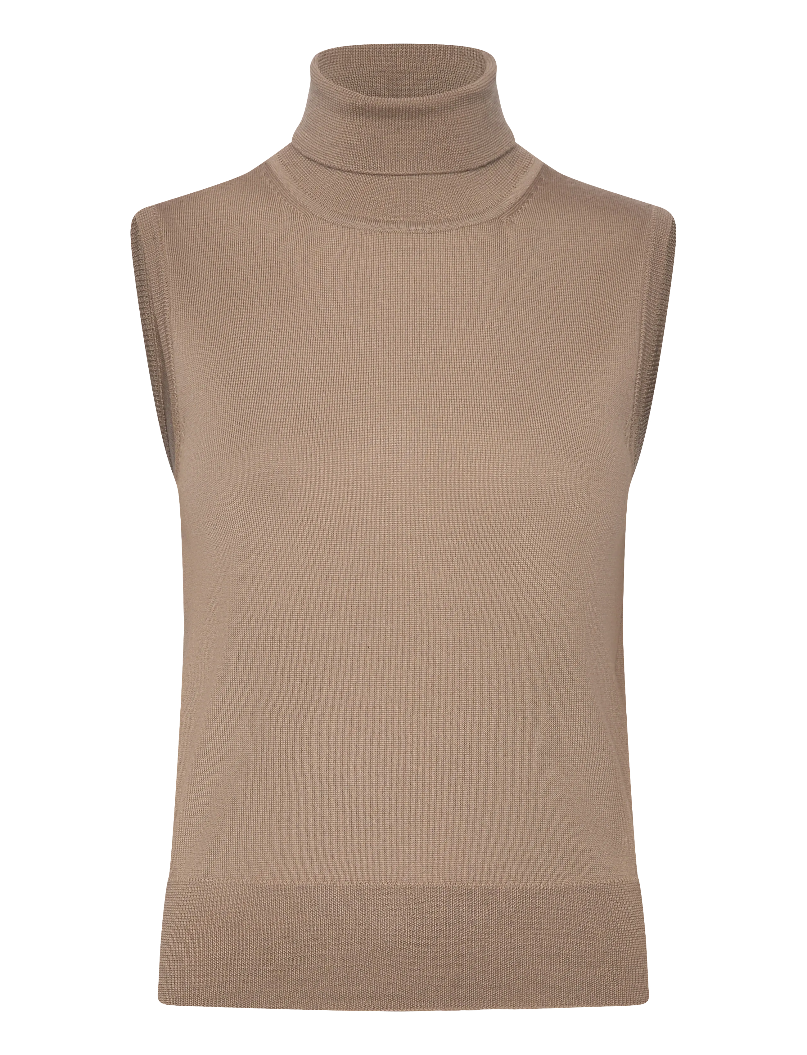 FILIPPA K Rollkragen Vest Beige - S - Damen