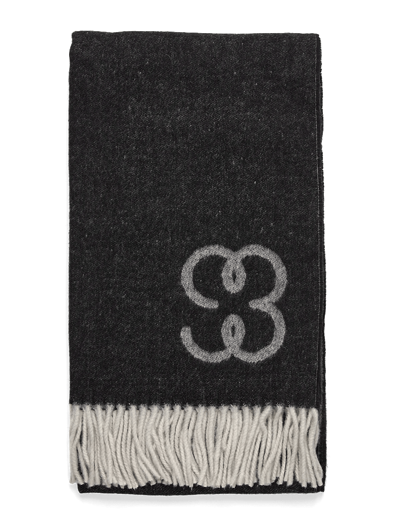 Filippa K - Monogram Scarf - cashmere - black - 1