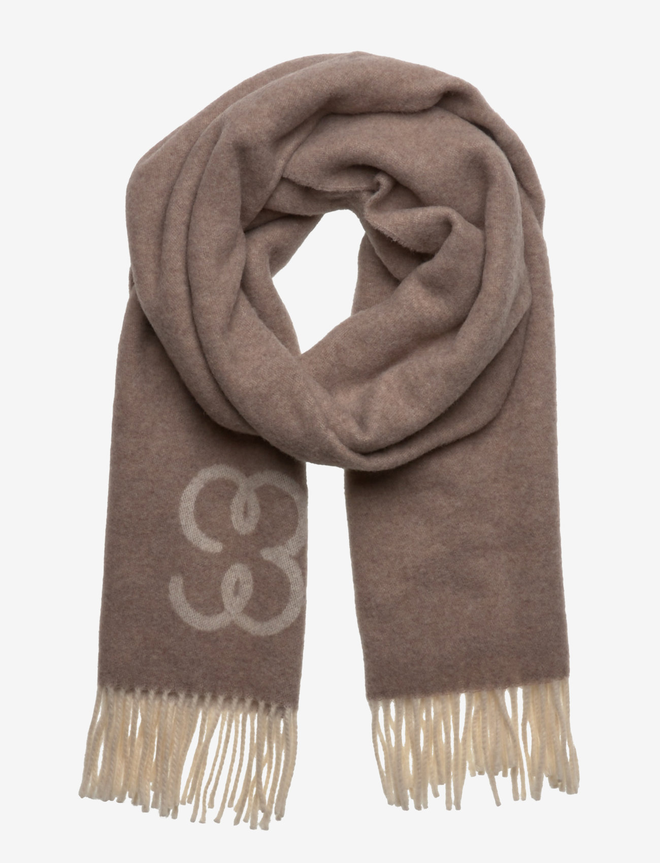 Filippa K - Monogram Scarf - accessoires - dark taupe - 0