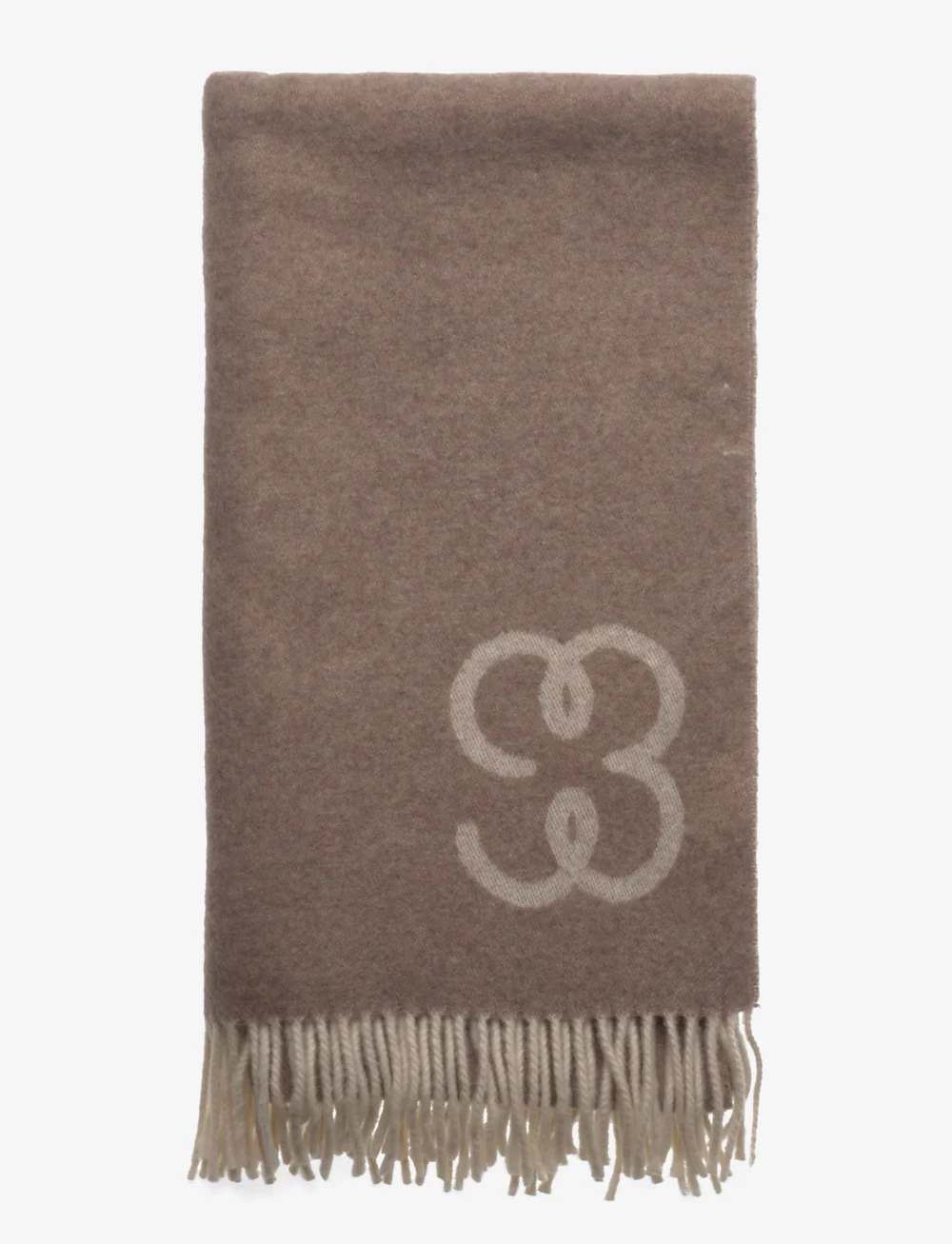 Filippa K - Monogram Scarf - kashmir - dark taupe - 1