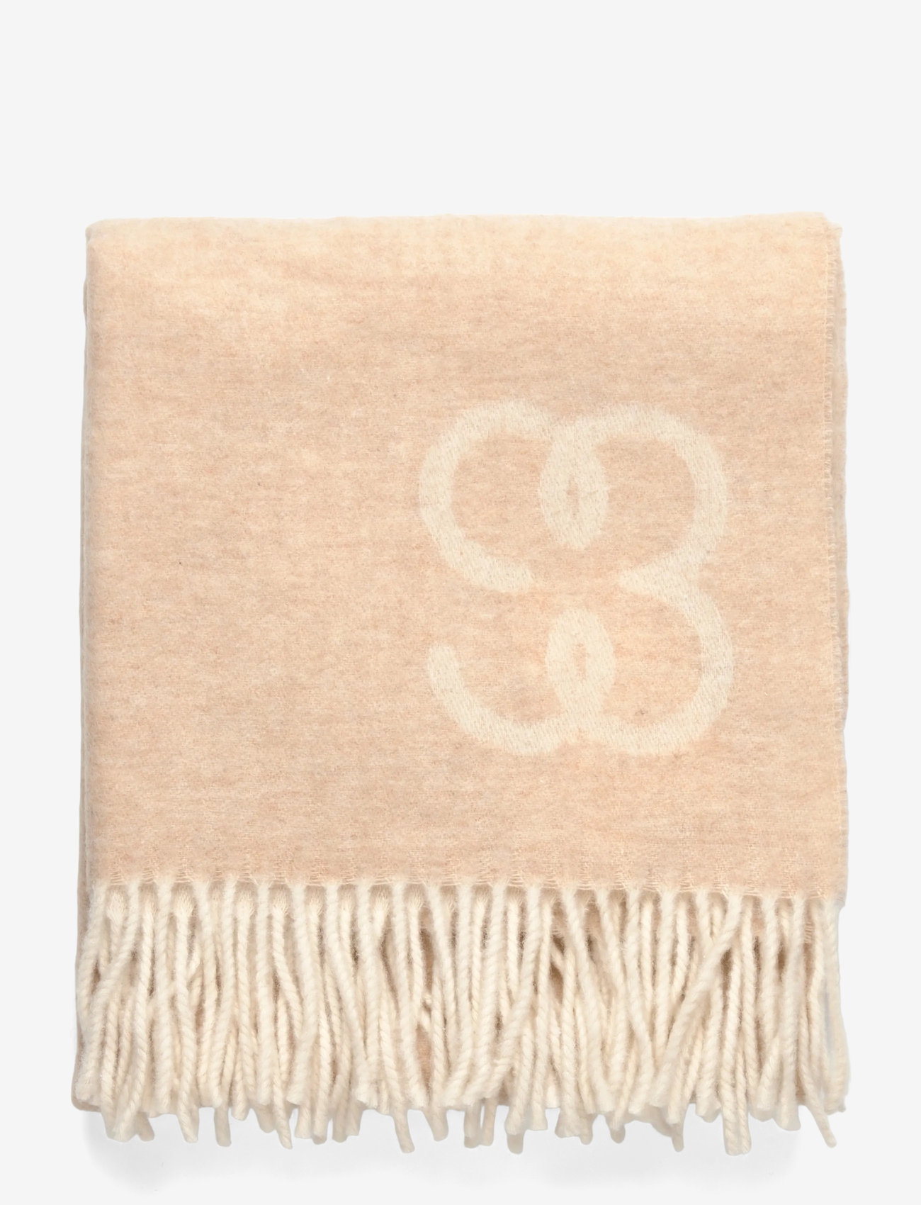 Filippa K - Monogram Scarf - aksessuaarid - light beige - 1