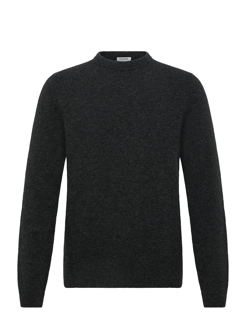 Filippa K - Yak Sweater - rund hals - charcoal melange - 0