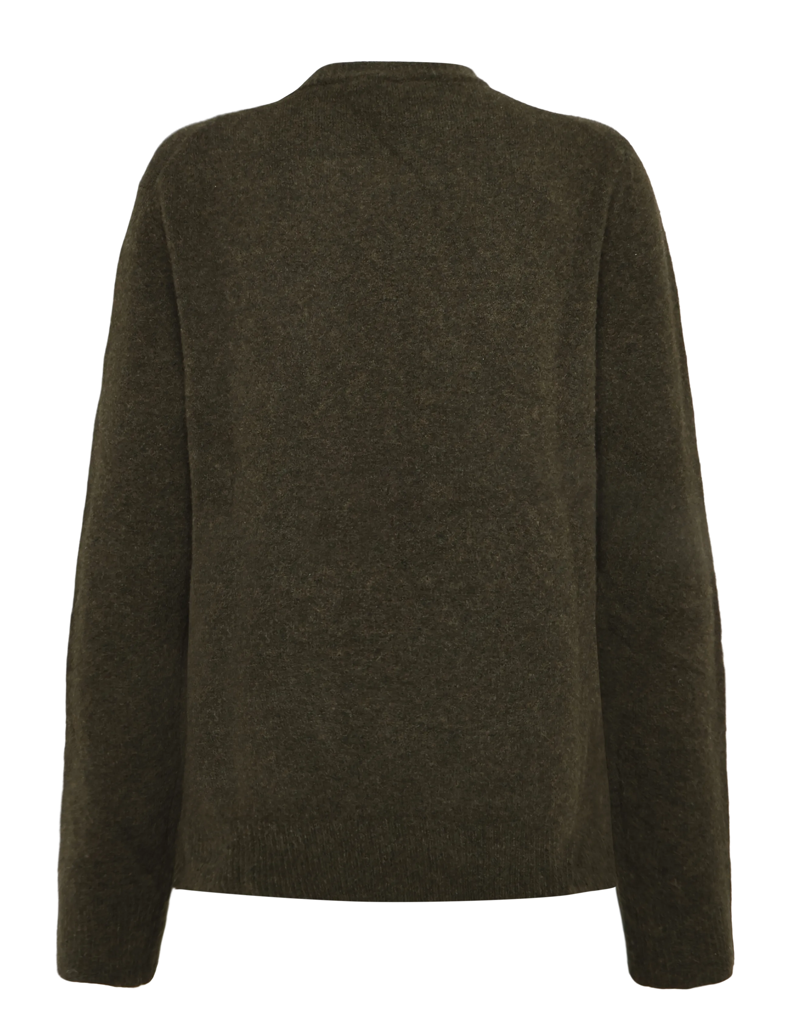 Filippa K - Wool Yak Sweater - Ümmarguse kaelusega kudumid - forest green - 1