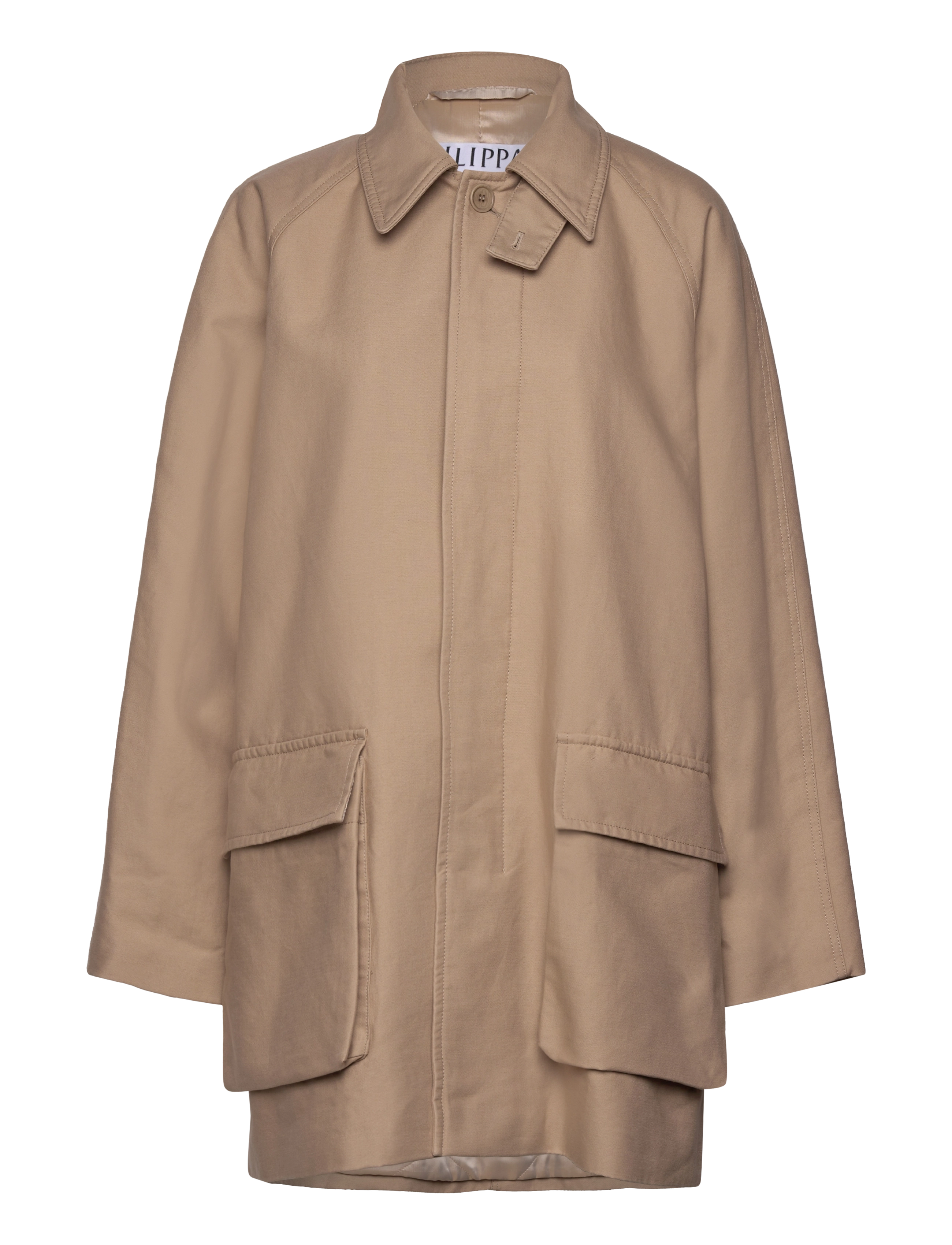 FILIPPA K Gefüttert Patch Pocket Jacke Beige - 40 - Damen
