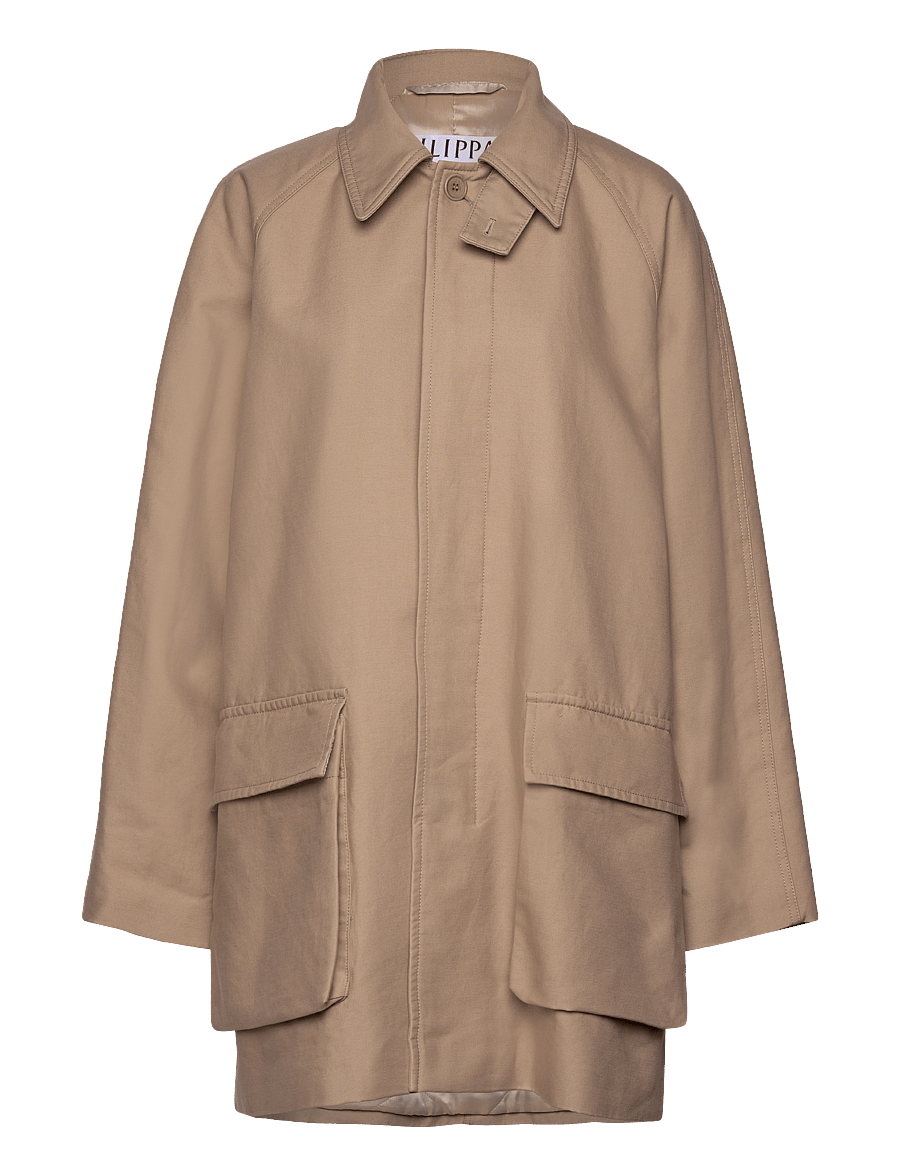 Filippa K - Padded Patch Pocket Jacket - parkas - khaki beig - 0