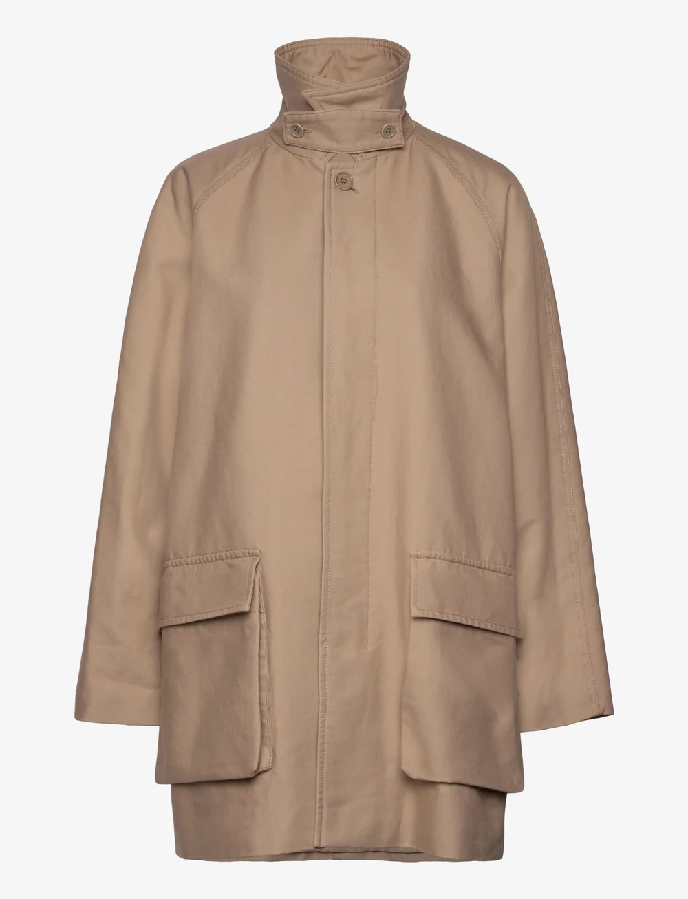Filippa K - Padded Patch Pocket Jacket - parka coats - khaki beig - 2